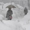 В Японии из-за мощных снегопадов погибли люди