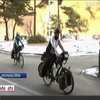 Велосипедом через Євразію: батьки олімпійця прибули підтримати сина на "Олімпіаді-2018"