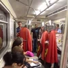 Ниндзя и герои комиксов: кого можно встретить в киевском метро (фото)
