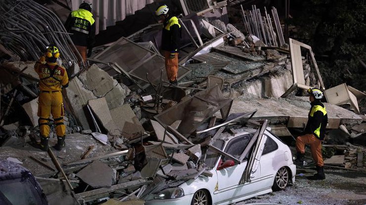 Землетрясение на Тайване привело к гибели людей 