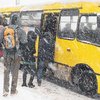 Снегопад в Украине: в Киеве общественный транспорт курсирует с отклонением от расписания