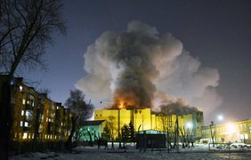Ужасающие фото пожара в ТЦ "Зимняя вишня"