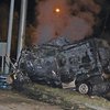 В Турции сгорел автобус с десятками нелегалов