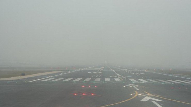 Туман в аеропортах Украины 
