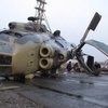 В Хабаровске на улицу рухнул вертолет: экипаж погиб (видео)