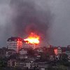 В центре Сочи загорелась жилая многоэтажка (видео)