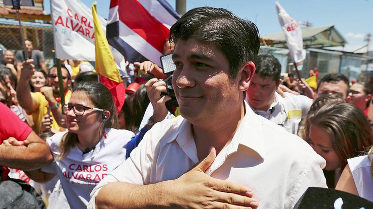 Новым президентом Коста-Рики став либерал Карлос Альварадо