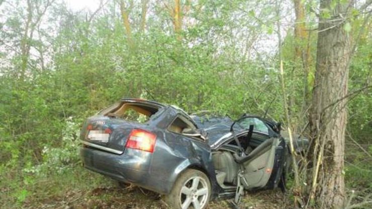 35-летний пассажир Audi скончался. Фото НПУ