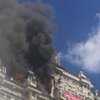 В Киеве горело историческое здание (фото)