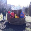 Пасха-2018: в Киеве установили гигантскую корзину