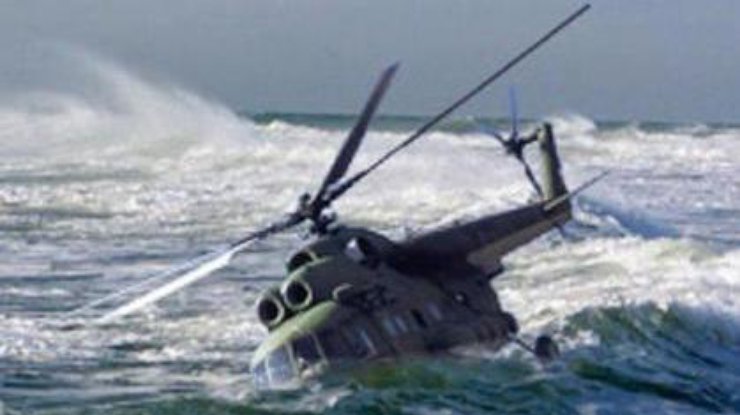 Вертолет упал в море Илл.фото: Day.Az