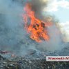 В Николаеве пожар на мусорной свалке грозит серьезными обрушениями (видео)