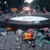 После Лиги чемпионов в Киеве собрали тонны мусора (фото)
