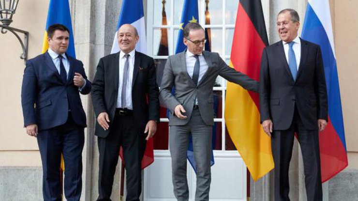 Встреча глав МИД Франции, Германии, Украины и России