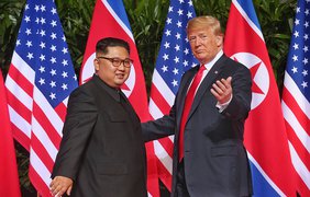 Историческая встреча Дональда Трампа и Ким Чен Ына