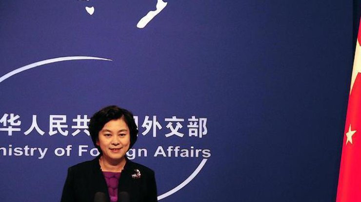 Пресс-секретарь МИД Китая Хуа Чунинг.