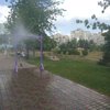 В киевских парках заработали освежающие рамки (фото)