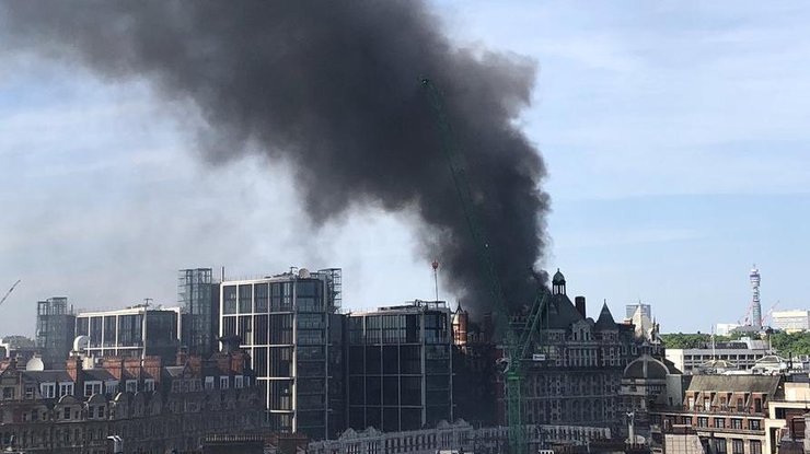 В Лондоне произошел масштабный пожар