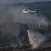 Пожар в Чернобыле: вертолеты не могут справиться со стихией