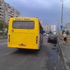 В Киеве гонщик за рулем маршрутки "пролетел" на красный свет (видео) 