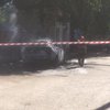 В Киеве на бульваре Верховной Рады взорвался автомобиль (видео)