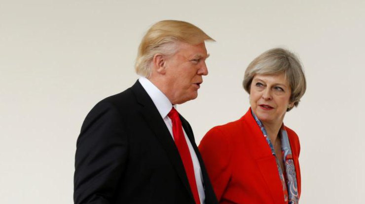 Трапм и Мэй встретились в Лондоне. Фото: Reuters