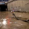 Пробки в Киеве: затопило тоннель на "Дорогожичах" (видео)