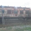 В Харьковской области горел пассажирский вагон (фото)