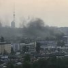 Кошмарный пожар на заводе "Маяк" в Киеве виден издалека (фото, видео)