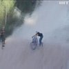 На конкурсі байкерів продемонстрували трюк з велосипедом