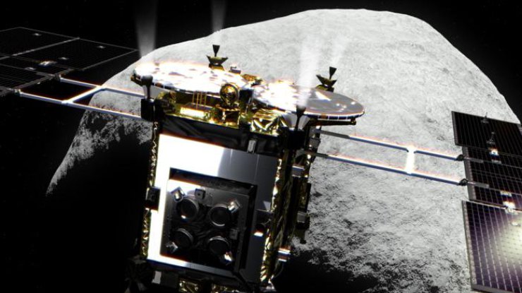 Космический аппарат "Хаябуса-2" посадил на астероид два ровера