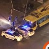 Троллейбус и полицейский автомобиль столкнулись в Киеве