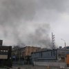 Пожар в Киеве: на Подоле вспыхнул крупный завод (фото)