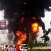В Нигерии взорвался бензовоз: страшные кадры 