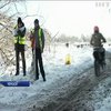"Замерзлі колеса": під Черкасами мотоциклісти провели екстремальні перегони
