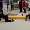 В Китае провинившихся офисных работниц заставили ползти на четвереньках по улице (видео)
