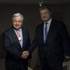 Порошенко провел встречу с генеральным секретарем ООН 