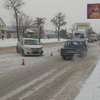 В Николаеве на скользкой дороге столкнулись 4 авто