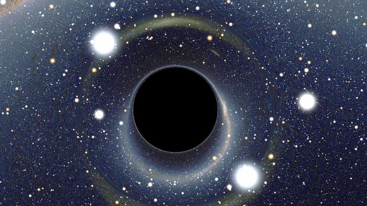 Визуализация черной дыры в Большом Магеллановом облаке. Фото International Journal of Modern Physics D
