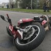 В Днепре женщина попала под колеса мотоцикла (фото)