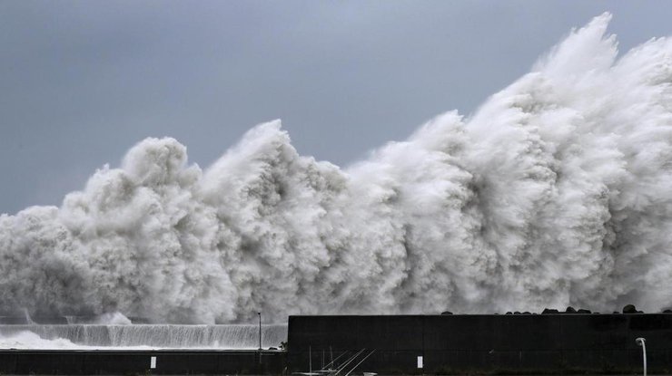 Тайфун в Японии смыл в океан радиоактивные мешки с Фукусимы / Фото: comments.ua