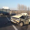 Под Харьковом грузовик влетел в легковушку, есть жертвы