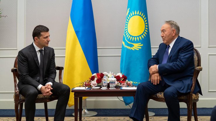 Владимир Зеленский и первый президент Казахстана / Фото: president.gov.ua
