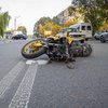 В Днепре Daewoo протаранил мотоцикл, есть пострадавшие (фото)