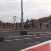 В Черкасcах автогонщик сбил зрителя (видео)
