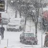 В Киеве выпал первый снег (видео)
