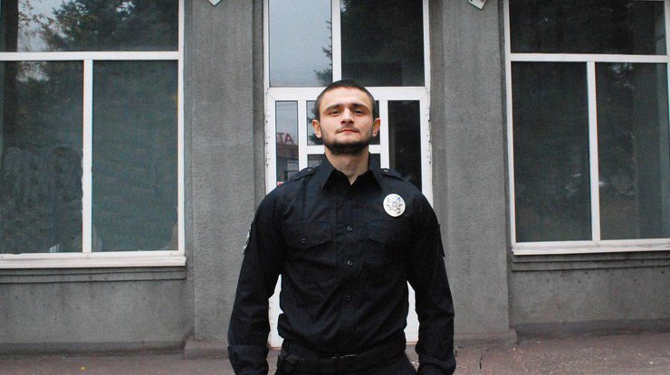 Патрульный полицейский Андрей Высоцкий/ Фото: patrol.police.gov.ua
