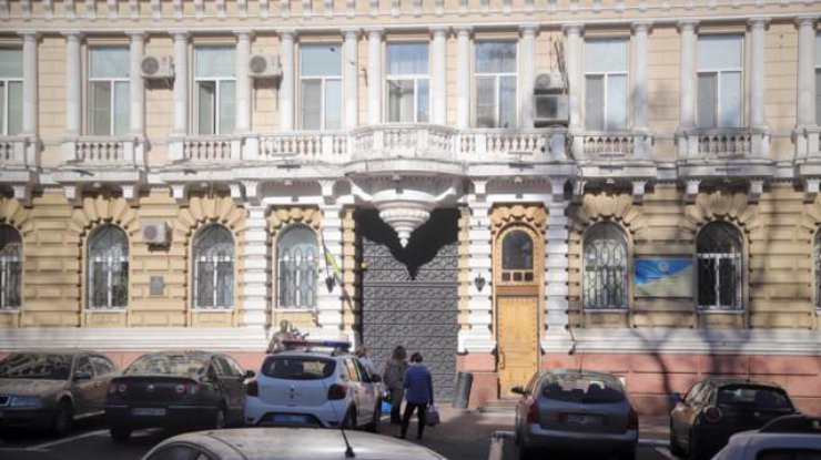 В управлении полиции Одессы обвалился потолок / Фото: Думская