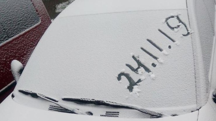 Снег на Западе Украины / Фото: соцсети