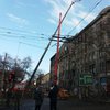 В Одессе разрушили здание сгоревшего колледжа (видео)